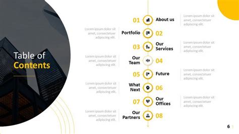 Creative Table of Contents Template | Free PowerPoint Template