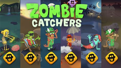 zombie catchers all Level 1 zombies #zombiecatchersgame - YouTube