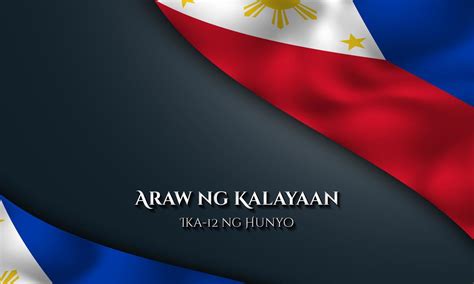 Philippines Independence Day Background Design. Vector Illustration ...