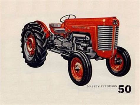 Buy MASSEY FERGUSON MF 50 TRACTOR OPERATIONS & MAINTENANCE MANUAL for ...