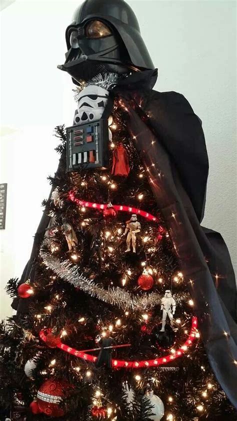 Cool Darth Vader tree! | Star wars christmas tree, Star wars christmas ...