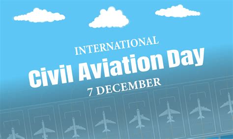 International civil aviation day 14417648 Vector Art at Vecteezy