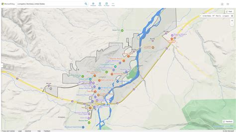 Livingston, Montana Map