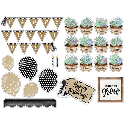 Simply Stylish Birthday Bulletin Board Set