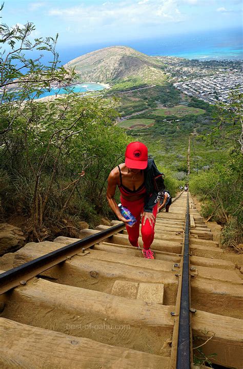 Hiking the Koko Crater Trail - Conquering the Steps to the Top