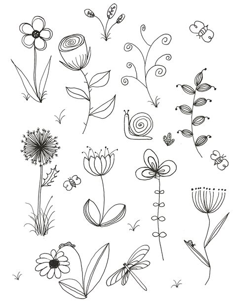 My original art, inspired by many. Doodle, flower, line drawing, tattoo ...