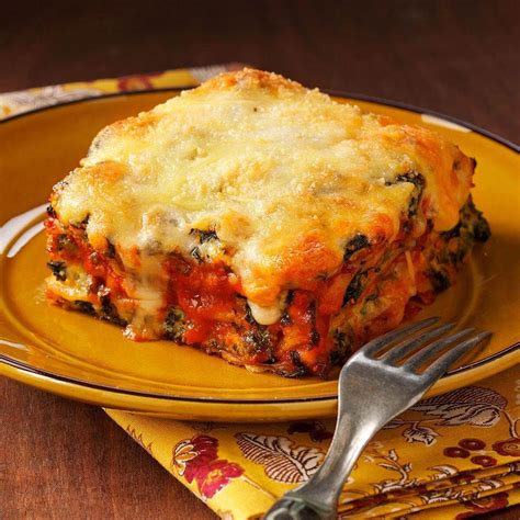 Spinach Lasagna Recipe | Taste of Home