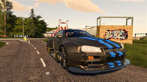 NISSAN SKYLINE GTR R34 V1.0 - FS19 mod - FS19.net