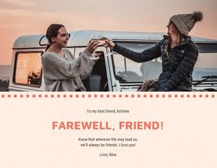 Farewell Card Templates - Venngage