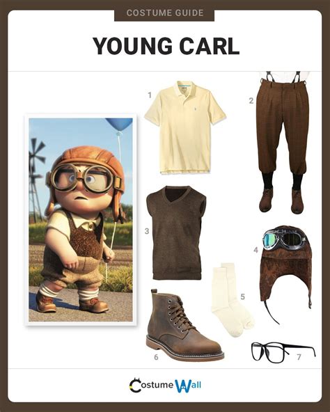 Dress Like Young Carl Fredricksen Costume | Halloween and Cosplay Guides