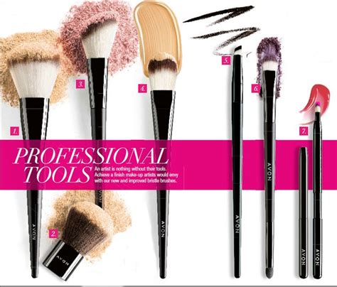 Professional Brush set comes with FREE brush pouch | Avon eyeliner ...