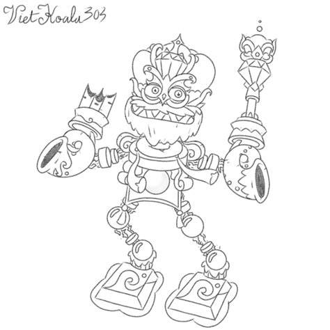 Rare Wubbox Coloring Page