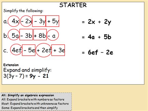 Expanding brackets | Teaching Resources