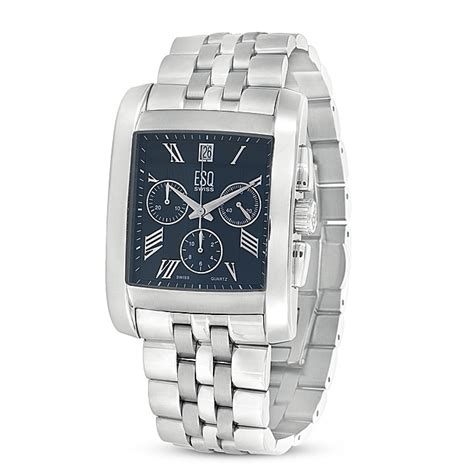 ESQ Men's Swiss-Quartz Chronograph Watch - 12282355 - Overstock.com ...