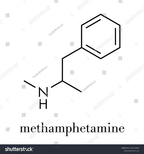 Methamphetamine Molecule Tattoo