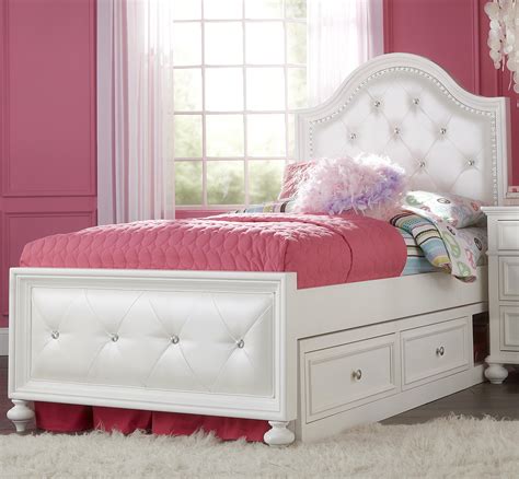 Legacy Classic Kids Madison Full Upholstered Bed with Button Tufting ...