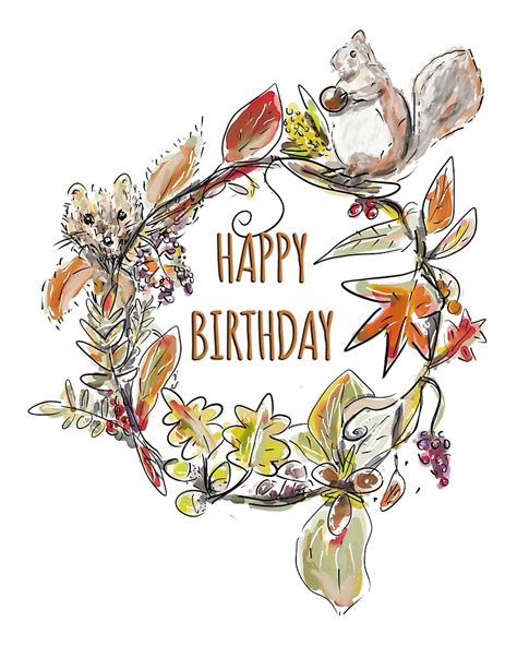 happy birthday fall clipart 10 free Cliparts | Download images on ...