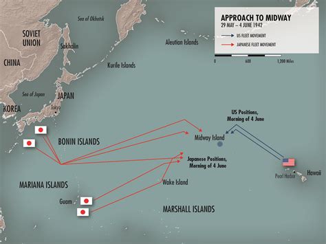 Pacific Battle Of Midway Map