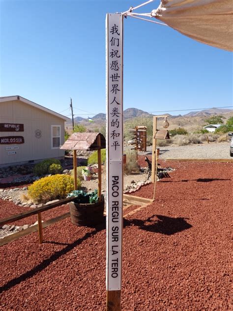 Republic of Molossia - The Peace Pole