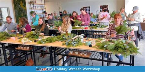 Holiday Wreath Workshop - Indy with Kids