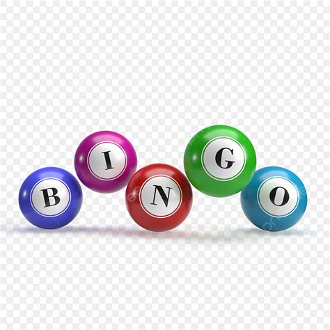 Bingo Balls Clipart PNG Images, Colorful Bingo Balls Illustration ...