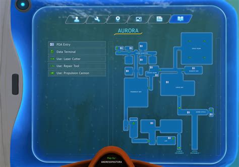 Map of the Aurora : r/subnautica