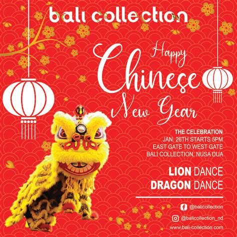 Chinese New Year 2020 - Lion and Dragon Show in Bali Shopping Mall