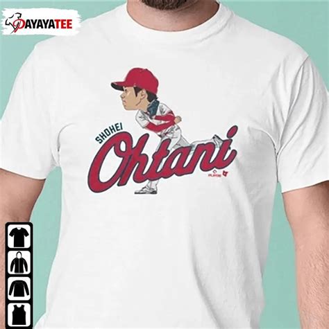 La Angels Shohei Ohtani Caricature Merch T-Shirt