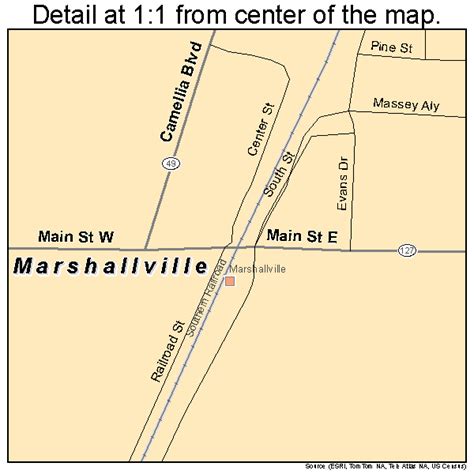 Marshallville Georgia Street Map 1349924