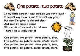 One Potato Two Potato Lyrics In My Little Garden - Garden Likes