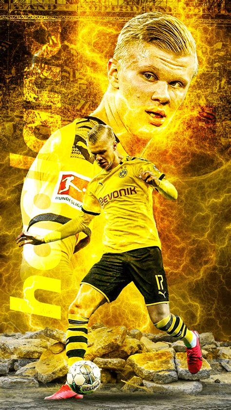 Download Erling Haaland Borussia Dortmund Wallpaper | Wallpapers.com