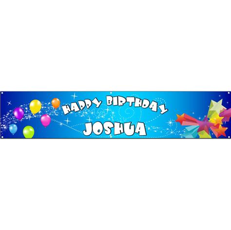 Birthday Blue Vinyl Banner Single Sided With Grommets - Etsy