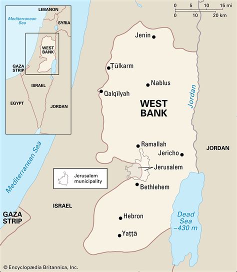 West Bank Map Settlements