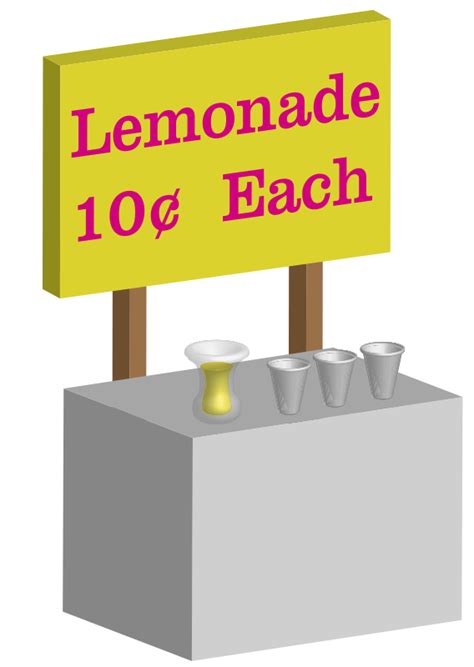 Lemonade-stand Free Stock Clipart - Stockio.com