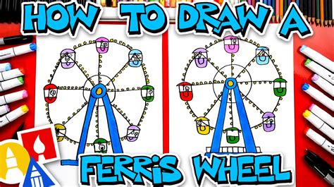 How To Draw A Ferris Wheel - Art For Kids Hub