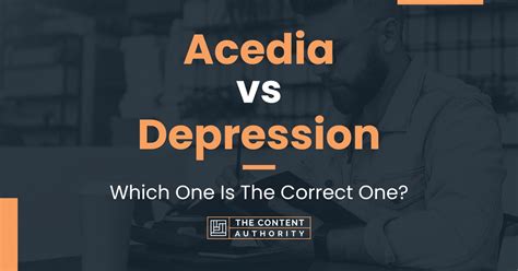 Acedia vs Depression: Which One Is The Correct One?