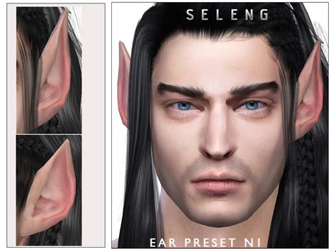 Seleng's Ear Preset N1 (Elf ears) | Sims 4, Elf ears, Sims