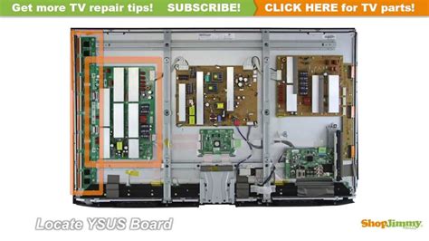 LG Plasma TV Repair - How to Replace EBR62294102 YSUS Board in LG 50PK ...