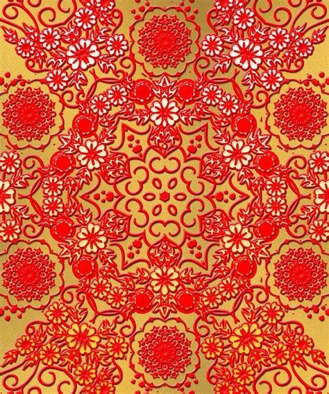 "Red Embroidery" by FluffyTheDude | Redbubble