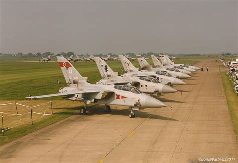 RAF Coningsby Airshow - Mass Tornado F3 Take off and Flypast ...