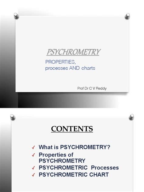 Psychrometry | PDF | Humidity | Relative Humidity