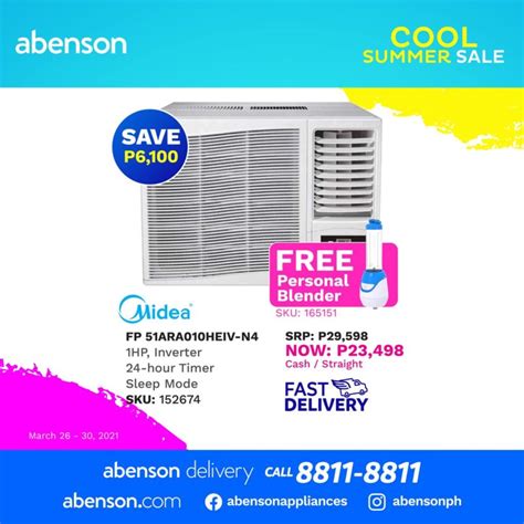 Abenson – Cool at Home Aircon Deals | Manila On Sale