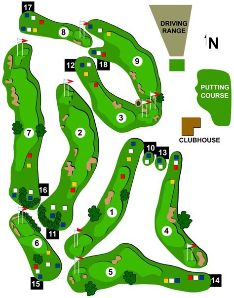 Course Layout – River Ridge Golf Club