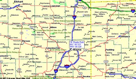 Map of Fort Wayne Indiana - TravelsMaps.Com