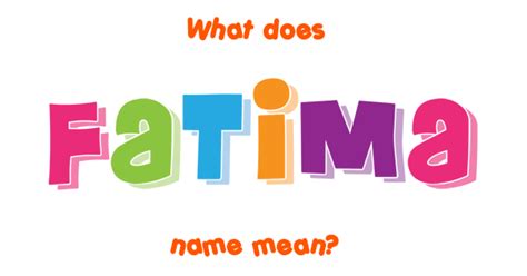 Fatima name - Meaning of Fatima