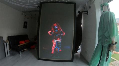 DIY REAR PROJECTION SCREEN FOR HALLOWEEN - YouTube