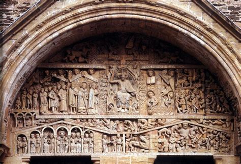 tympanum relief Romanesque Art, Romanesque Architecture, Architecture ...