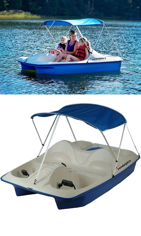 5 Person Pedal Boat With Canopy - Low price KL Industries Water Wheeler ...