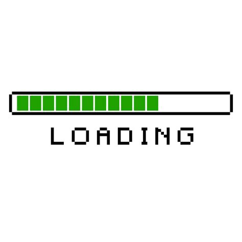 Loading bar progress icon with Transparent Background 17178206 PNG