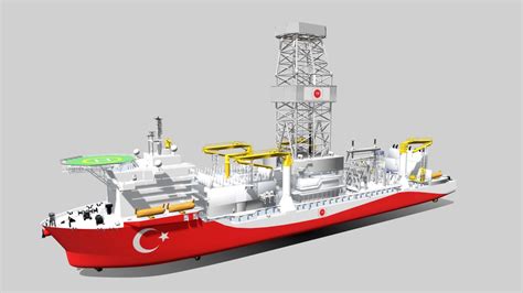 Drillship - 3D model by Şevki ÜNAL (@shewkie) [ba70000] - Sketchfab